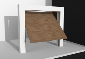 3D Tür/Fenster - Rahmen-Garage G[R] 1SWT[4S]