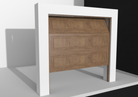 3D Tür/Fenster - Rahmen-Garage G[R] 1SZT[4S]