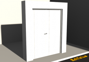 3D Tür/Fenster - Modern T[R] 2DF_SYM[1P]