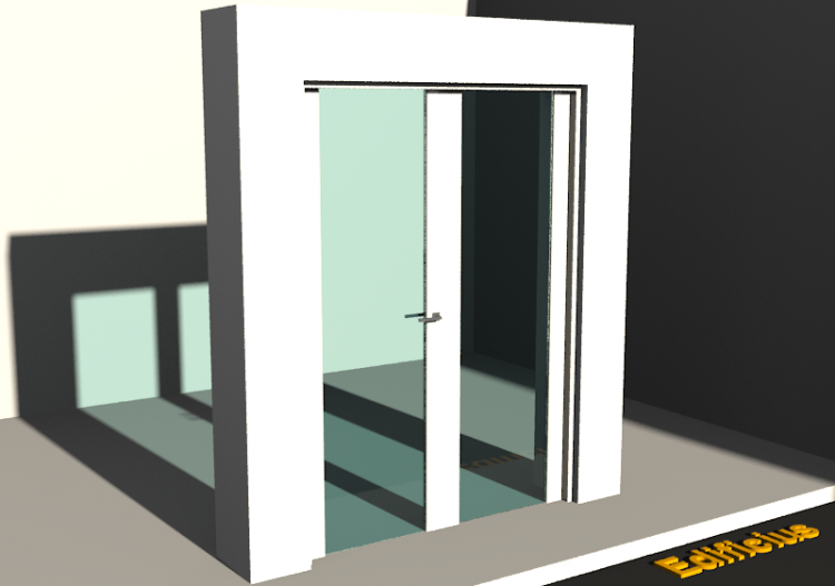 3D Tür/Fenster - Modern T[R] 2DF_SYM[AG] - ACCA software