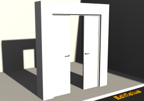 3D Tür/Fenster - Modern T[R] 2VST_SYM[1P]
