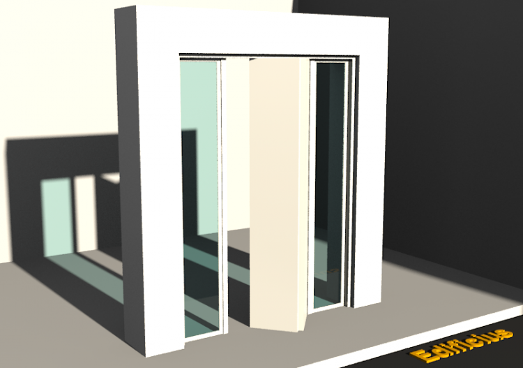 Infissi 3D - Moderna P[R] 1AL[2P]+2FNCLC - ACCA software