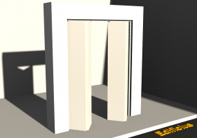 3D Tür/Fenster - Modern T[R] 2BT_SYM[2P]