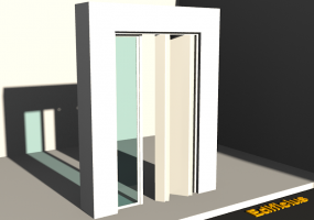 3D Tür/Fenster - Modern T[R] 1FT[4P]+1SL