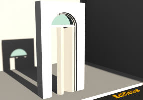 3D Tür/Fenster - Modern T[RB] 1FT[4P]+1OBL