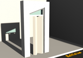 3D Tür/Fenster - Modern T[T] 1FT[4P]+1OBL