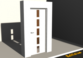 3D Tür/Fenster - Modern HE[R] 1BT[T02]