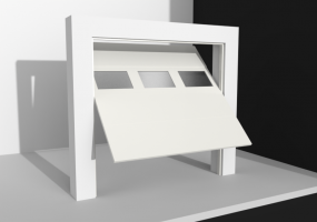 3D Tür/Fenster - Modern GR] SWT [4S]+LB