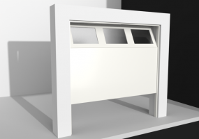 3D Tür/Fenster - Modern G[R] SZT [4S]+LB