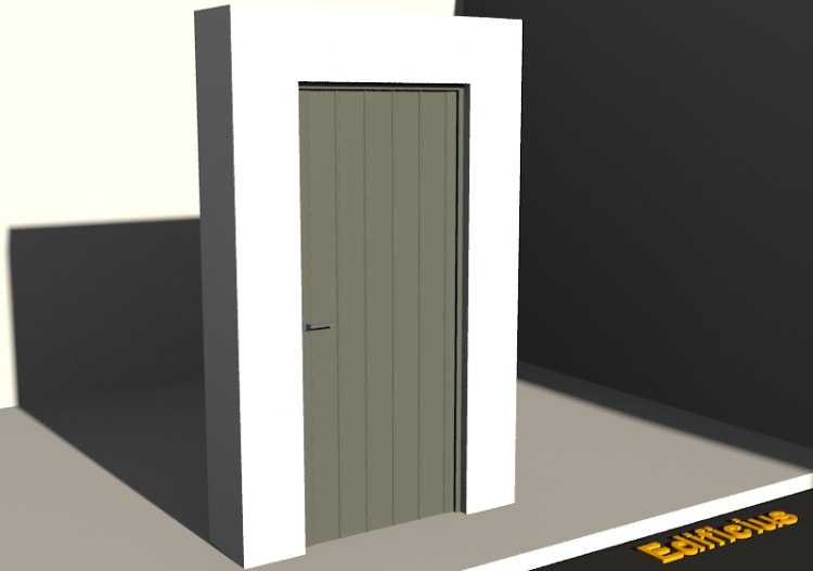 3D Tür/Fenster - Mehrzwecktür [R] 1DF - ACCA software