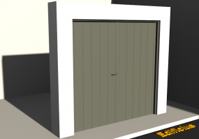 3D Tür/Fenster - Mehrzwecktür [R] 2DF_SYM