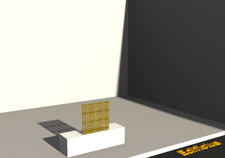 3D Glass Blocks - 天井 [R] GB (黄色) - ACCA software