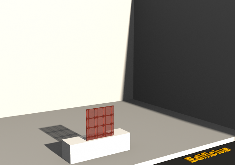 3D Glass Blocks - Light Well [R] GB (Red) - ACCA software