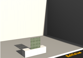3D Glass Blocks - Light Well [R] GB (Green)