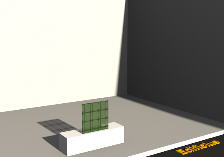 3D Glass Blocks - 天井 [R] GB (深绿色) - ACCA software