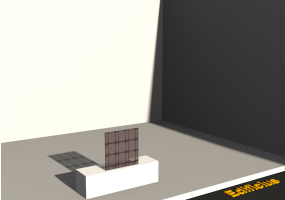 3D Glass Blocks - Light Well [R] GB (Violet)