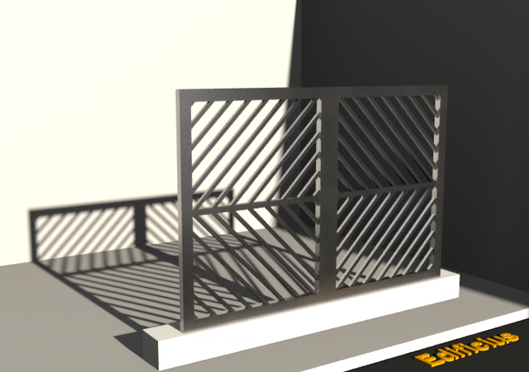 Verja 3D - Verja [R] 2HB_SIM[GD] - ACCA software