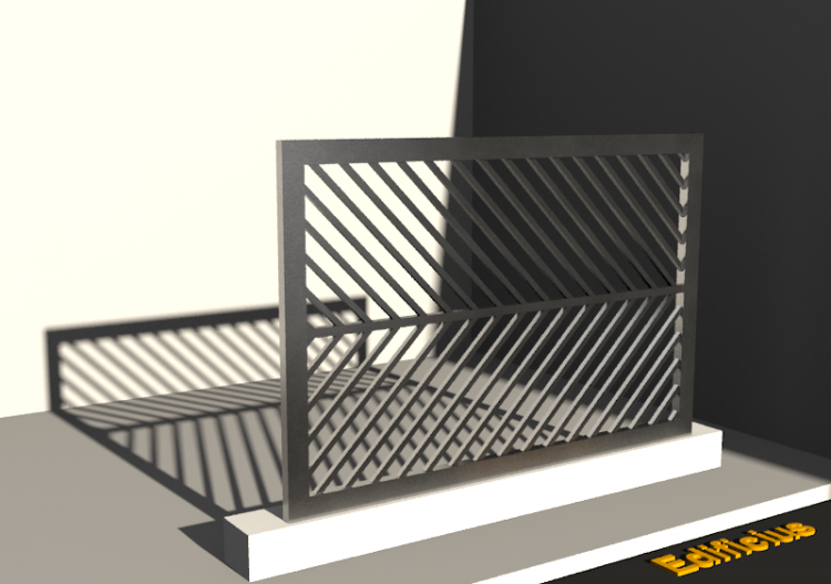 Portão 3D - Portão [R] 1FB[GD] - ACCA software