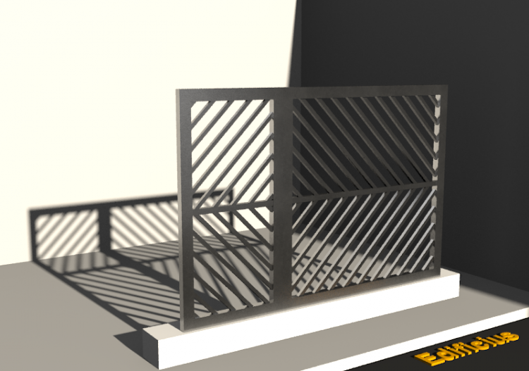 Cancello 3D - Cancello [R] 2AB_ASIM[GD] - ACCA software