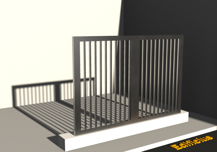 Verja 3D - Verja [R] 2HB_SIM[GV] - ACCA software