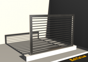 3D Gittertor - Gittertor [R] 1DF[GH]