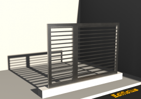 3D Gittertor - Gittertor [R] 2DF_ASYM[GD]