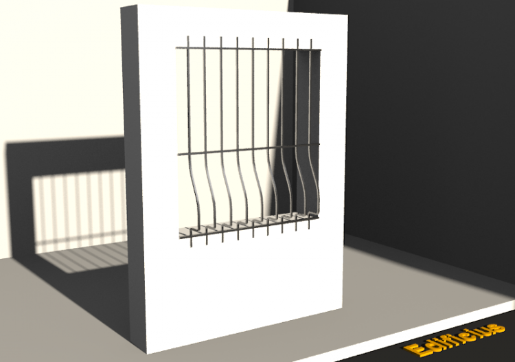 3D Eisengitter - Eisengitter [F] Kantig - ACCA software
