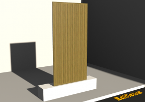 3D Paneel - Paneel [R] Zebrano