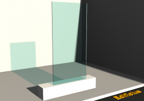 3D Paneele - Paneel [R] Transparent ohne Rahmen
