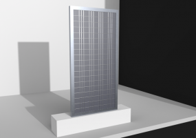 3D Solarmodul - Photovoltaikanlage Modul (01)