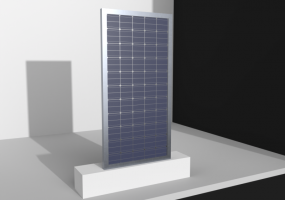 3D Solarmodul - Photovoltaikanlage Modul (03)