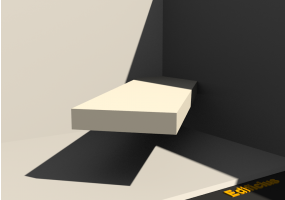 3D Sill - Base [R] 150x30mm