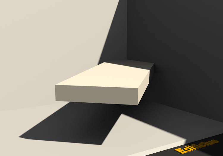 3D Sill - Base [R] 200x40mm - ACCA software