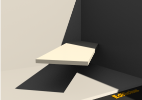 3D Sill - Base [R] 400x30mm