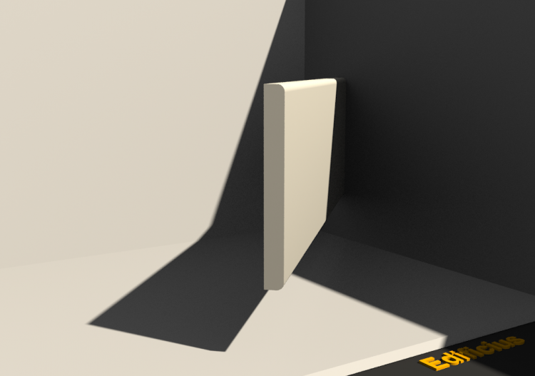 3D Skirting Board - Skirter [P02] 130x13mm - ACCA software
