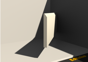 3D Sockelleiste - Sockelleiste [P03] 100x10mm