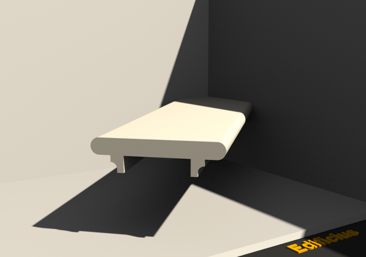 3D Mauerabdeckung - Mauerabdeckung [P01] 100mm - ACCA...