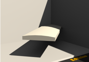 3D Mauerabdeckung - Mauerabdeckung [P02] 250mm