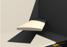 3D Mauerabdeckung - Mauerabdeckung [P02] 350mm