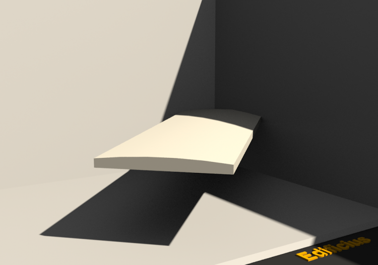 3D Mauerabdeckung - Mauerabdeckung [P02] 600mm - ACCA...
