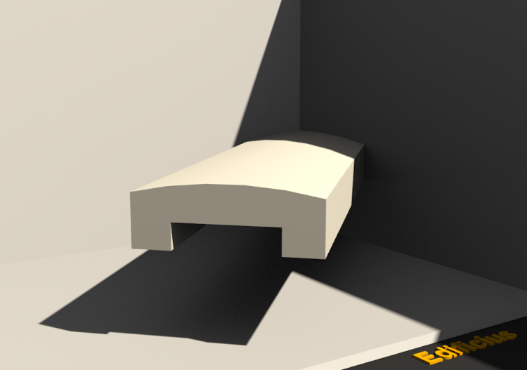 3D Mauerabdeckung - Mauerabdeckung [P03] 100mm - ACCA...