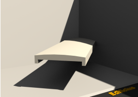 3D Mauerabdeckung - Mauerabdeckung [P03] 500mm