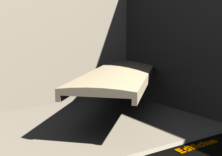 3D Mauerabdeckung - Mauerabdeckung [P03] 500mm - ACCA...