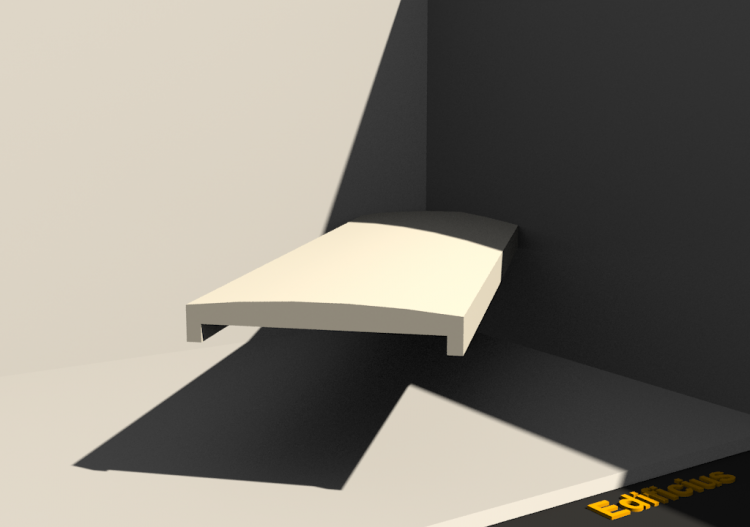 3D Mauerabdeckung - Mauerabdeckung [P03] 600mm - ACCA...