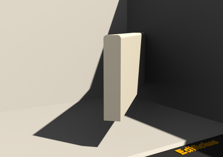 3D Randstein - Randstein [P01] 50x50x250mm - ACCA software