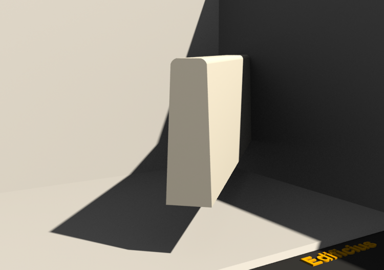 3D Kerb - Kerb [P02] 60x80x250mm - ACCA software