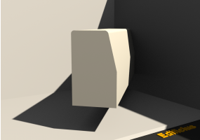 3D Randstein - Randstein [P03] 120x150x250mm