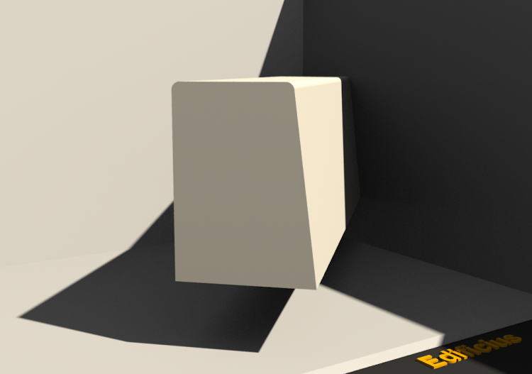 Meio fio 3D - Meio fio [P04] 150x180x250mm - ACCA software