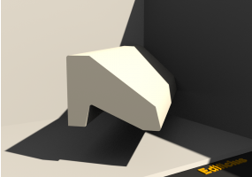Meio fio 3D - Rotatória