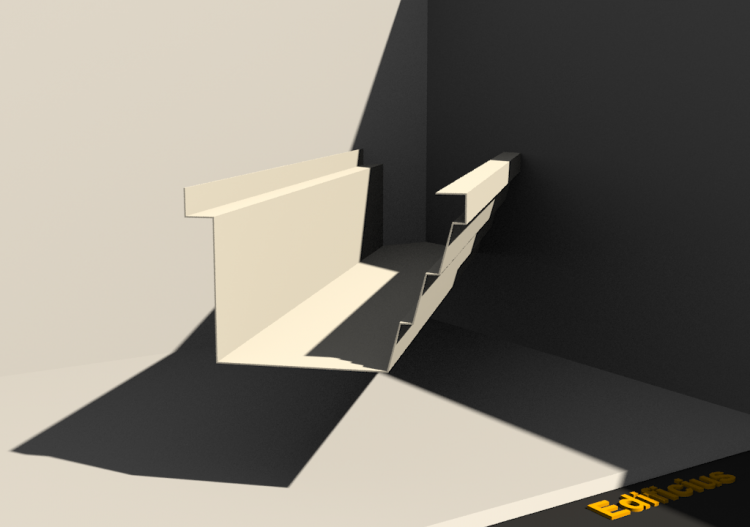 3D Gutter - Gutter [P01] 100x120mm - ACCA software